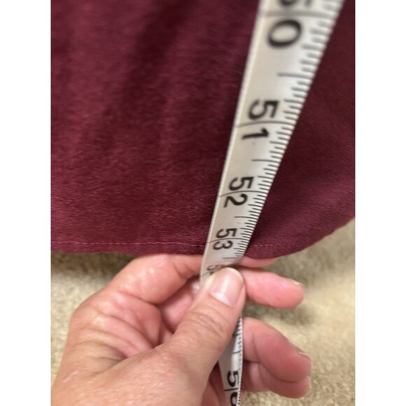 Levkoff Wine Chiffon gown maxi dress Size 2. - Picture 8 of 8